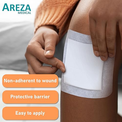 Miniatura 3 de Areza Medical - Aderezo de isla de gasa con bordes - Apósito para heridas - Sin látex - estéril - 6" x 6" - 30 por caja