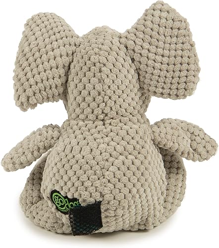 Vista 227 de goDog Checkers Just for Me - Juguete chirriante afelpado para perro, con tecnología Chew Guard, diseño de cerdo volador, color rosa, tamaño miniatura