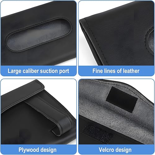 Miniatura 3 de BIPROS Soporte para pañuelos de automóvil, soporte para pañuelos para automóvil, bolsillo para servilleta para visera, dispensador de pañuelos para