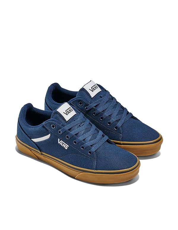 Vans Mens SeldanSneaker, Gum Navy, 10 by Vans - Image 6