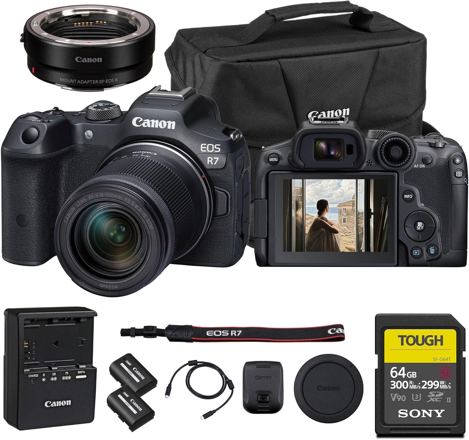 Canon EOS R7 Mirrorless Camera with 18-150mm Lens Togo Ubuy