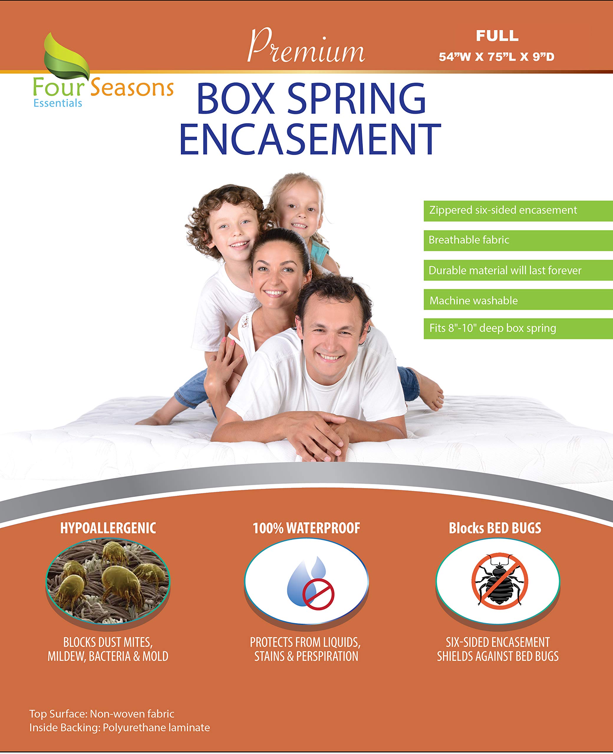 Full Size Box Spring Encasement (9" D)