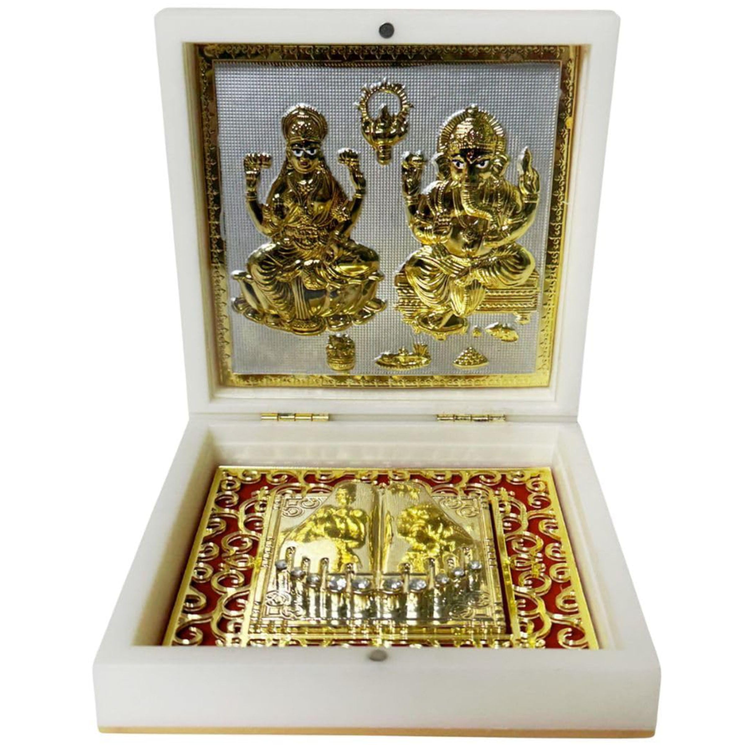 Laxmi Ganesha Charan Paduka résout le manque de place sur votre autel