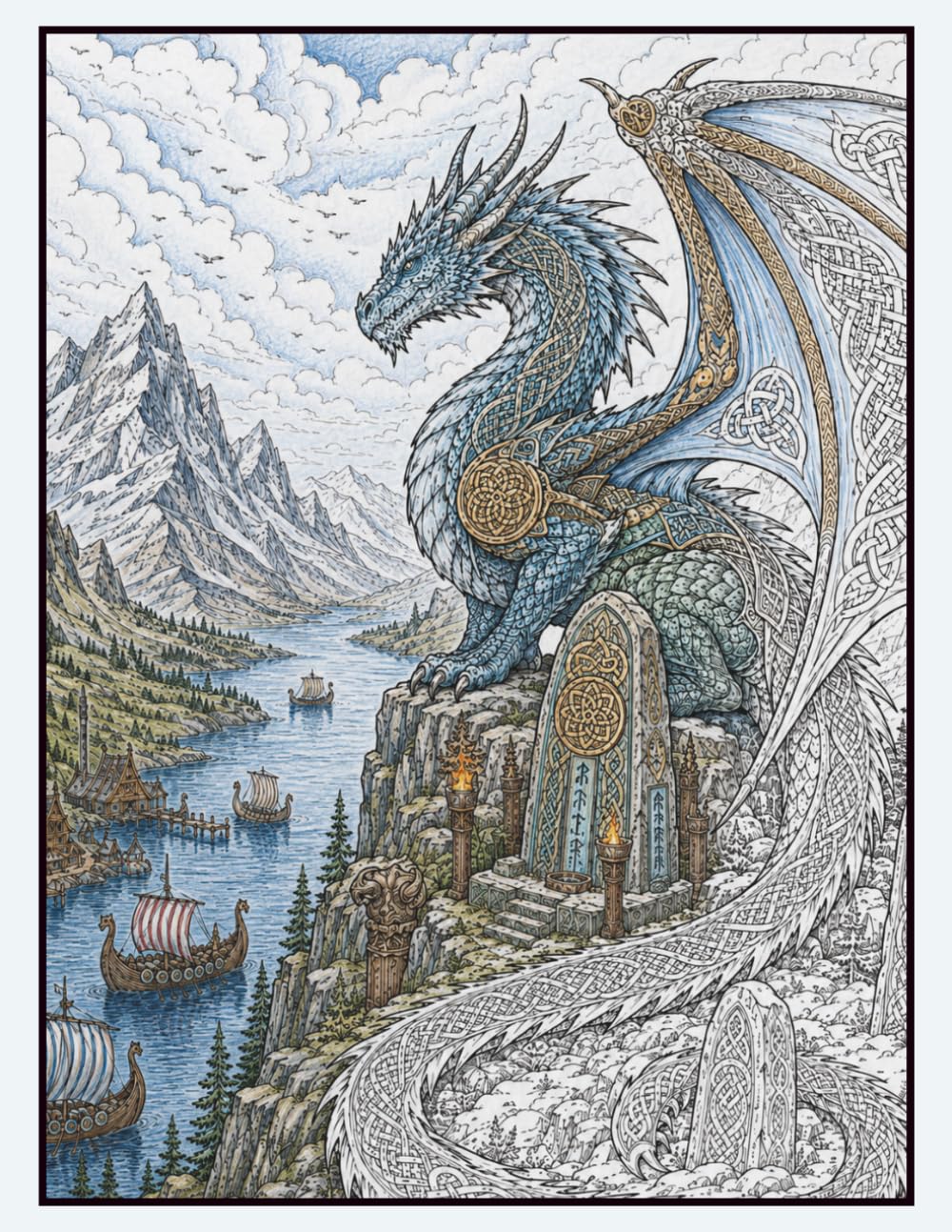 Extreme Malbuch Drachen