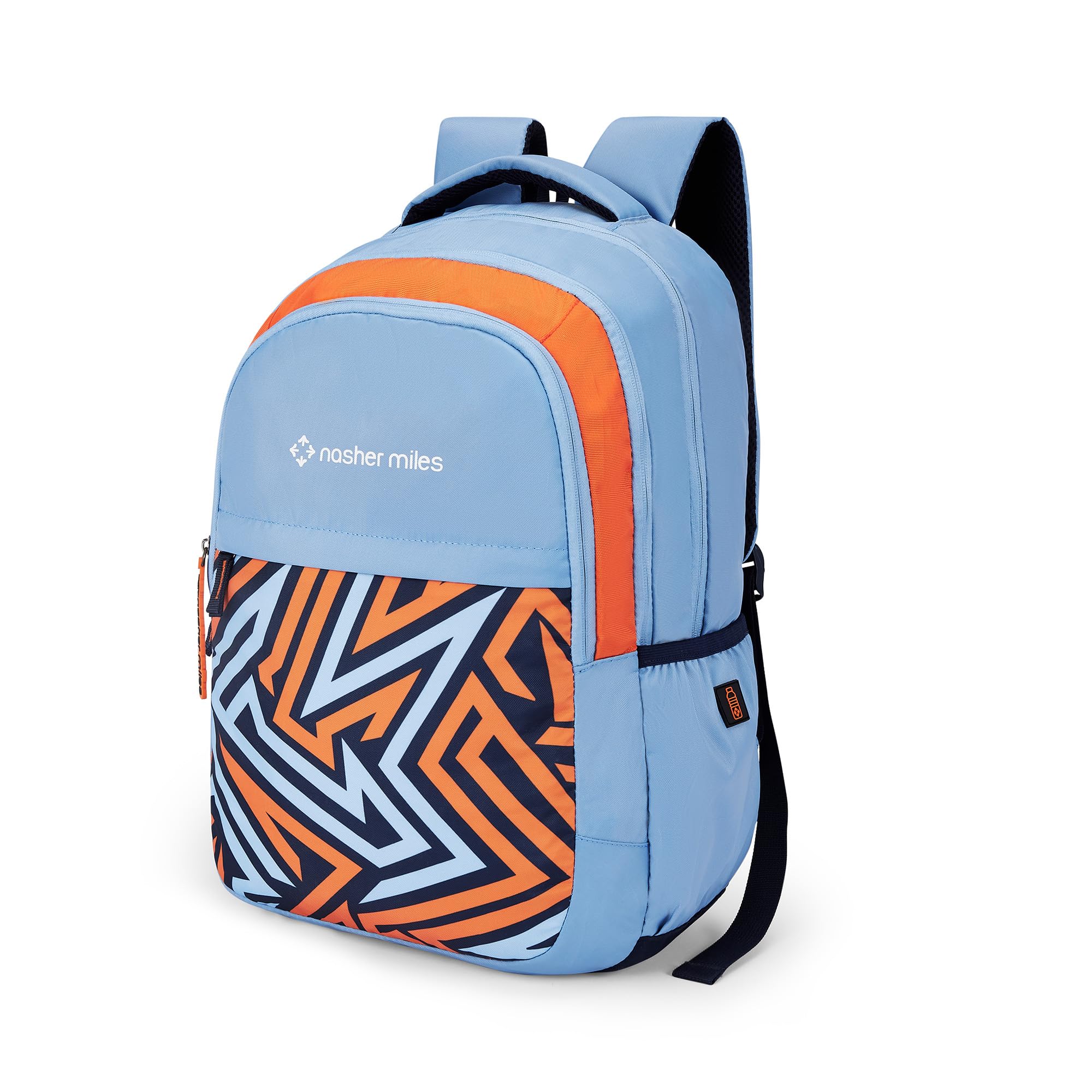 nasher miles Laptop Backpack 31 Liters Polyester with Raincover| Front Organiser Ideal for School Bags, College for Boys & Girls-picture-27