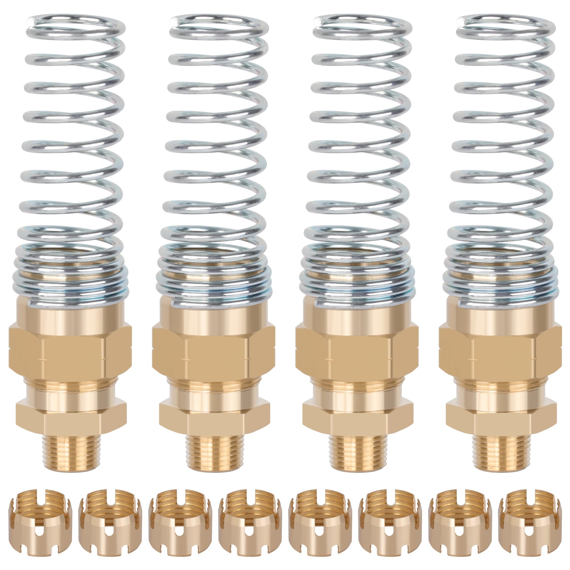 Brass DOT Air Brake Hose End Fitting - 1/2