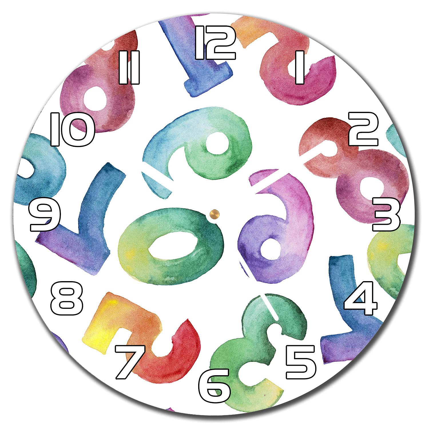 Horloge de cuisine en verre moderne pour harmoniser le temps en famille