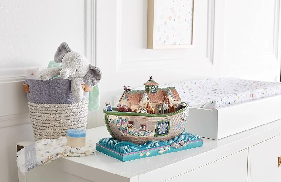 Amazon.com: Enesco Jim Shore Heartwood Creek Noah's Ark Set Sail