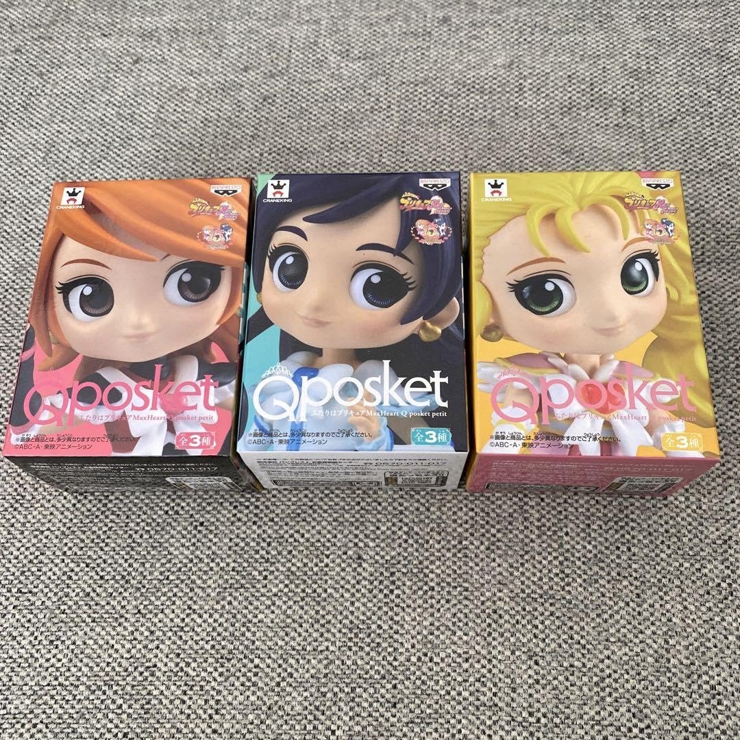 新品未使用 qposket petit ふたりはプリキュアMaxHeart Amazon.co.jp: ふたりはプリキュア MaxHeart Q posket petit キュア