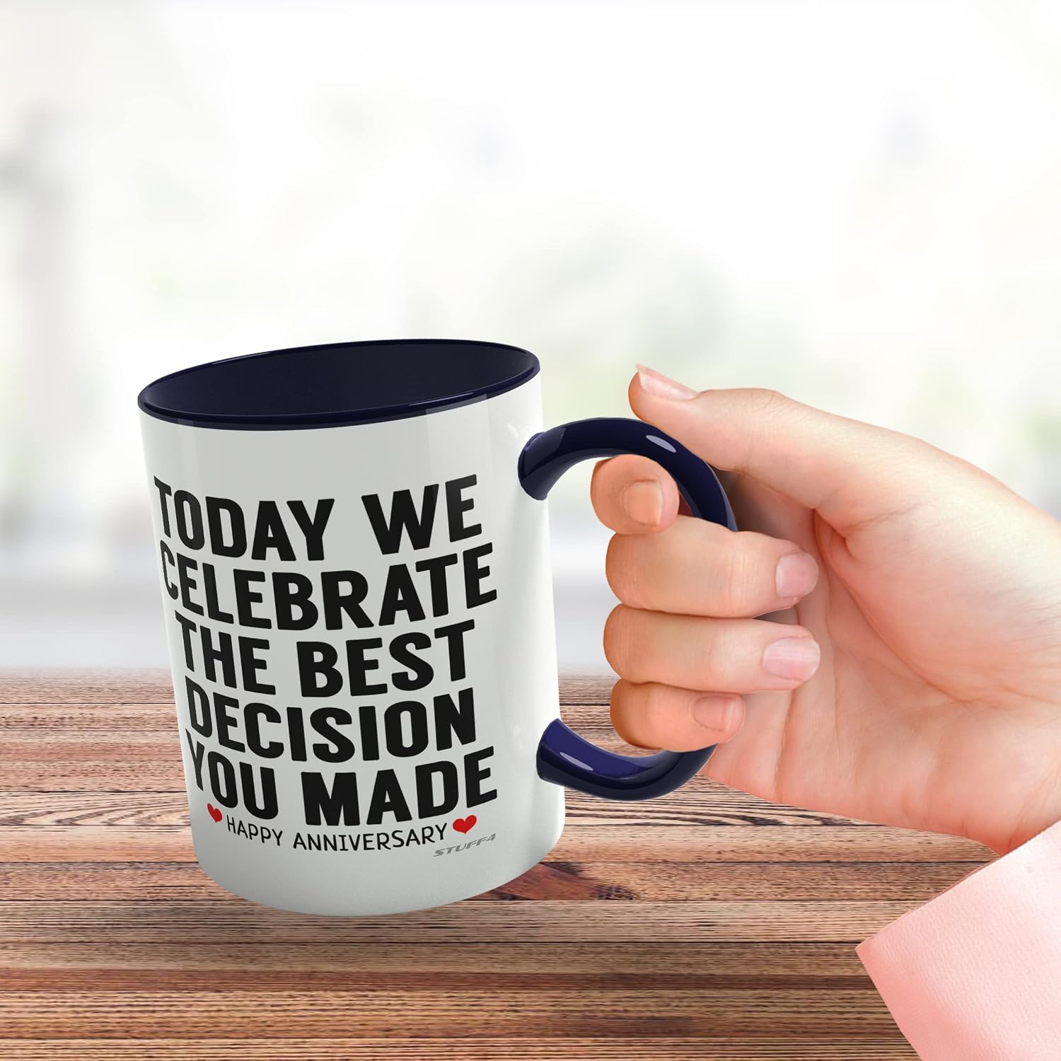Stuff4 Anniversary Mug for Him Her Funny Coffee Mug for Men Women Gifts Girlfriend, Presents Boyfriend - Image 4
