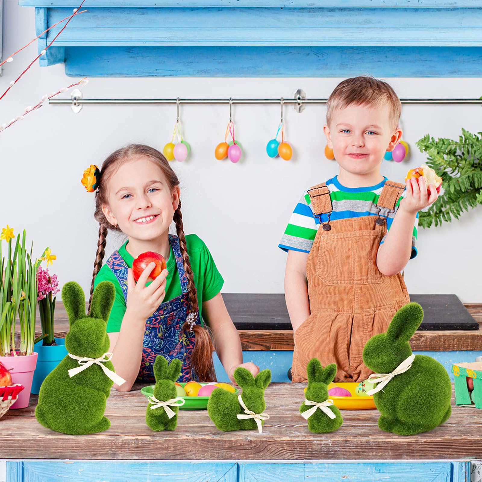 Pack De 10 Conejitos De Cuerda Con Zanahoria – Juguetes De Arrastre Para Pascua, Sin Pilas, Para Niños De 3 Años En Adelante
