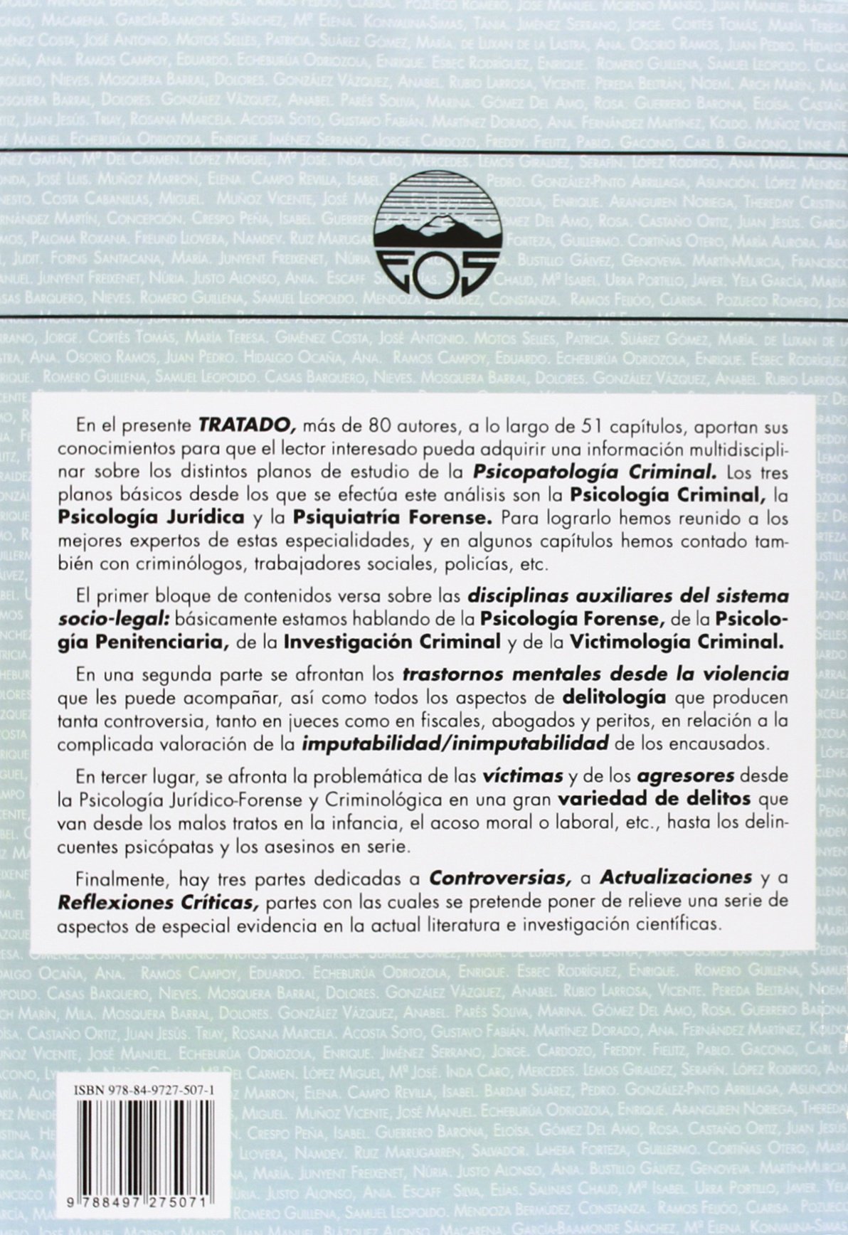 Tratado de Psicopatología Criminal: Psicología Jurídica y Psiquiatría Forense (Obra Completa): Psicología Jurídica y Psiquiatría Forense: 17