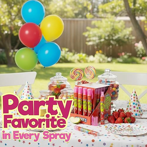 Miniatura 7 de Pen Spray - Caramelo líquido - Paquete de 24 unidades de sabor a fresa, sin gluten, sin colorantes añadidos, caramelo kosher novedoso, 0.7 fl oz