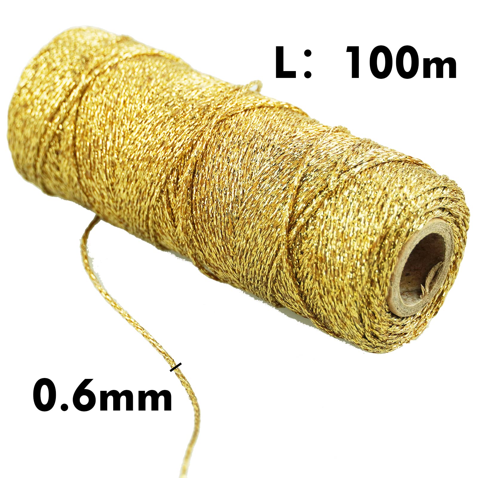 Fil Métallique Argenté 1,5mm X 100m + 20 Cordes à Étiquettes - Décoration Noël Et Cadeaux