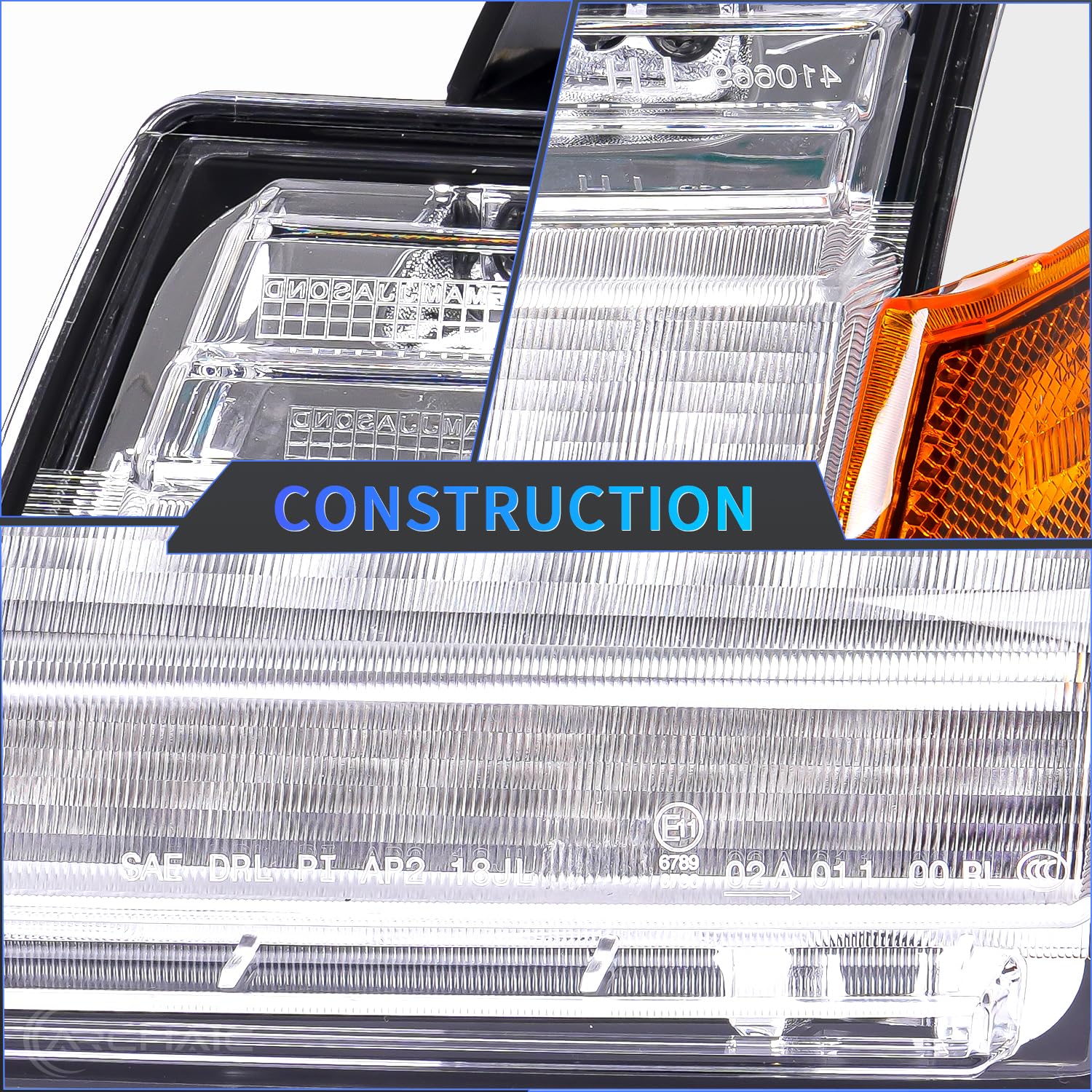 LED spiegelindicator Auto Side Marker Led Richtingaanwijzers Voor Jeep Voor Wrangler Jl 2018-2021 Voor Gladiator Jt 2020-2021 Dynamische richtingaanwijzer (Kleur : Smoke
