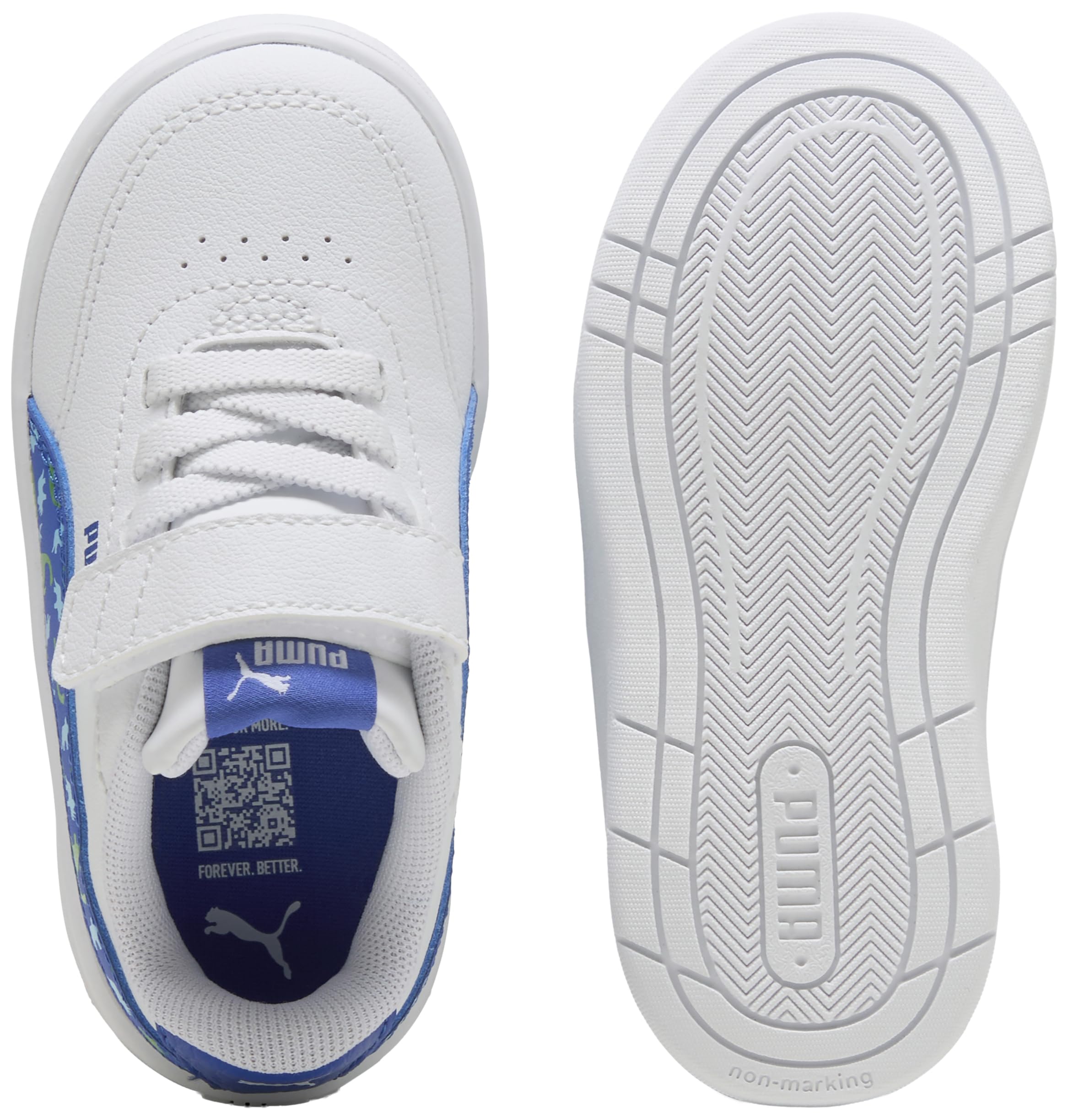 PUMA Court Classic Clean Dino AC+ Inf, Zapatillas Unisex bebé