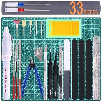 WMYCONGCONG 20 PCS Professional Gundam Model Tools Kit Modeler Basic