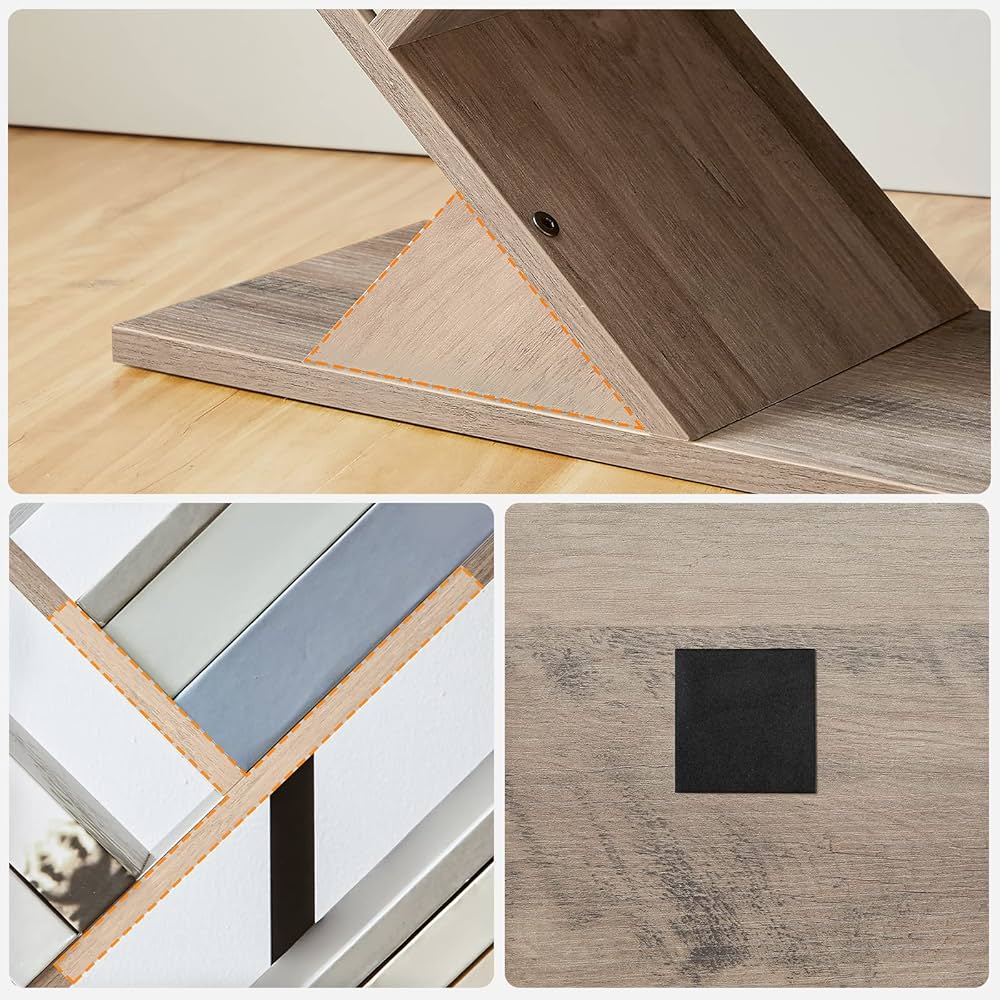 Étagère Bibliothèque 9 Niveaux HOOBRO - Forme Arbre, Marron/Noir, Pour Salon/Bureau