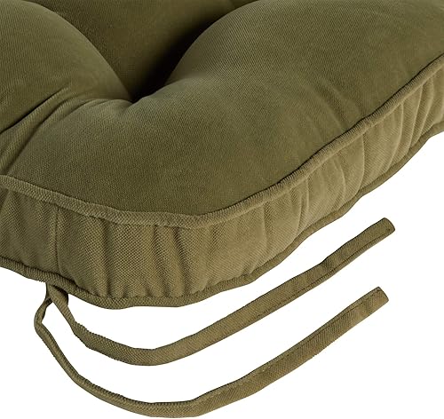 Miniatura 10 de South Pine Porch Hampton - Juego de 2 cojines para sillas mecedoras estándar, color borgoña