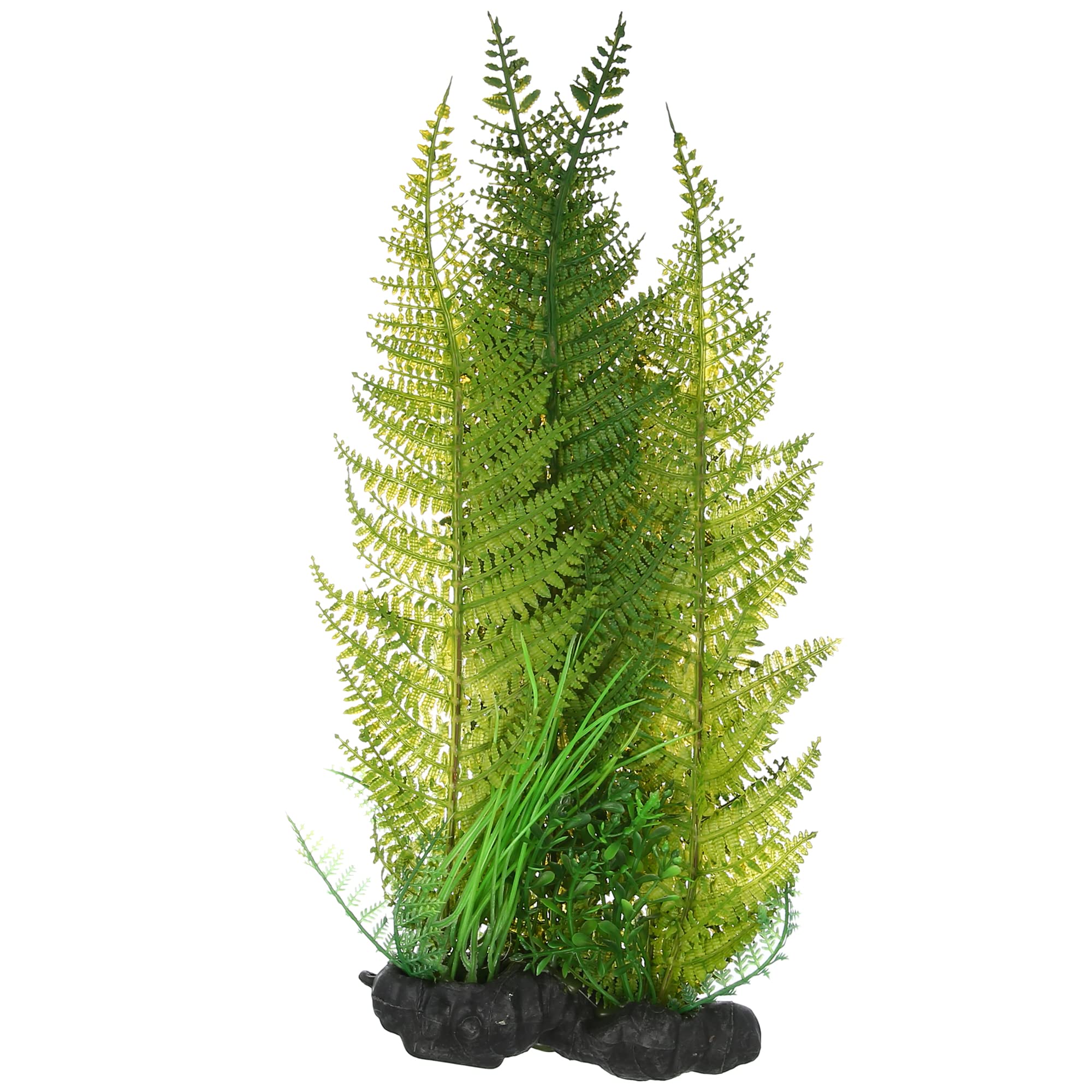 VOCOSTE 1uds Peces Tanque Acuario Artificiales Plantas, Verde, 36,5cm
