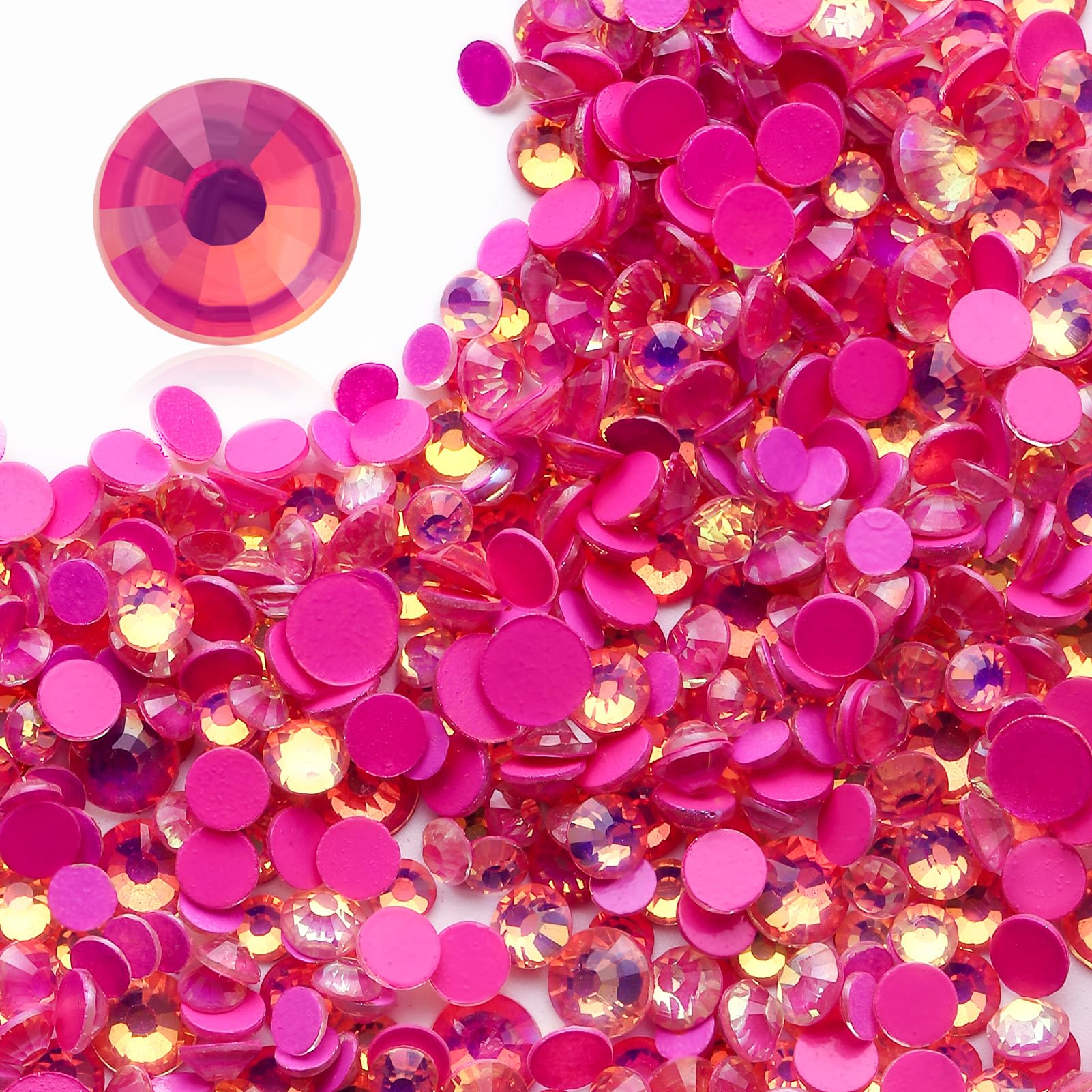 1440PCS F Rose SS16 Flatback Rhinestones(3.8-4.0mm)