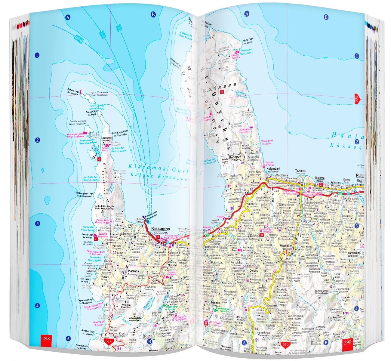 Crète: Guide + Atlas + Carte