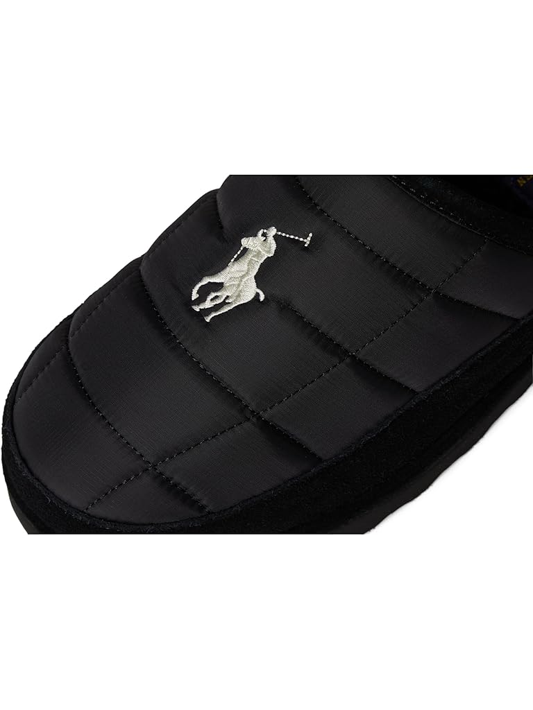 Black Polo Ralph Lauren Reade Scuff Ii Slippers