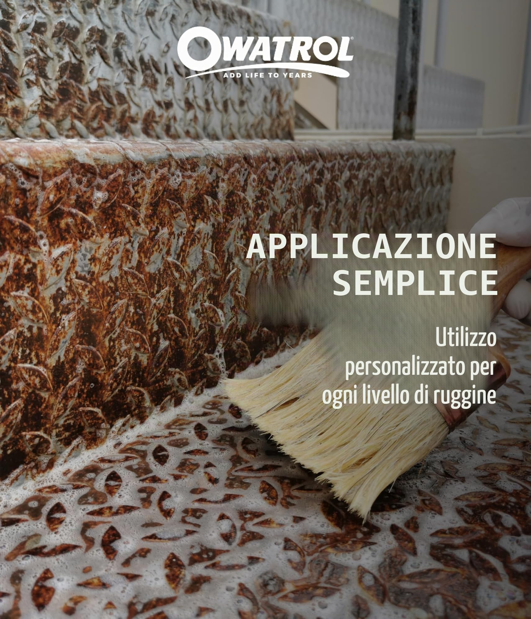 OWATROL Convertitore di ruggine [1 litro] - Primer antiruggine per auto e metallo