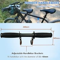 Umelee gyermek kerékpár ülés elöl, levehető gyerekülés 2-6 éveseknek 30 kg-ig 3