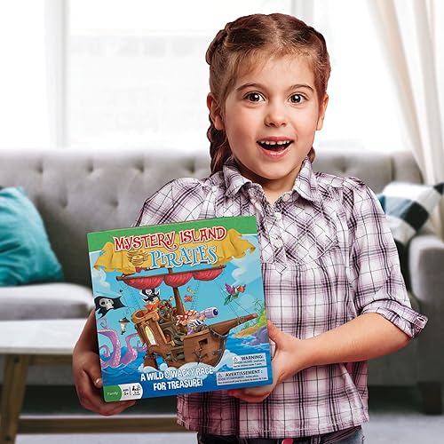 Miniatura 6 de Mystery Island Pirates - Juego de azulejos, por Outset Media, una carrera salvaje y loca por el tesoro, construye tu propio juego, dos juegos en una