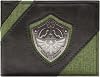 Link's Awakening Zelda Metallic Hyrule Shield Wallet Bi-Fold ID & Card Holder, Green
