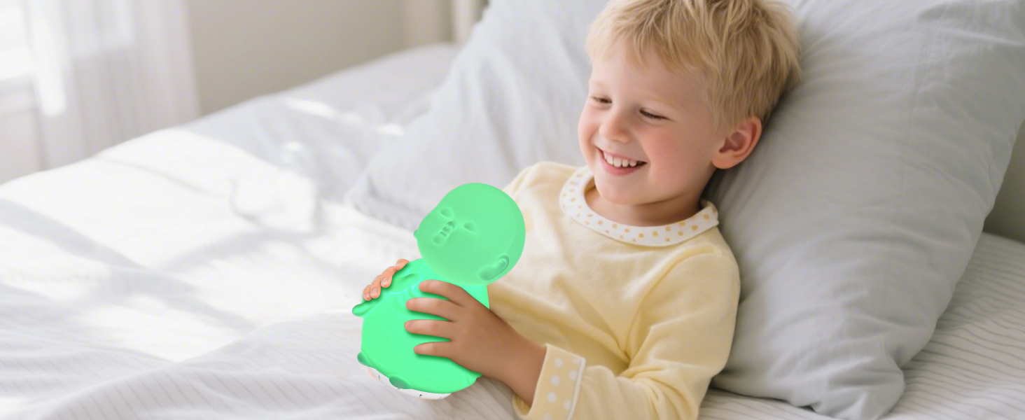 Guided Visual Meditation Tool, Mindfulness Breathing Light with Sound, Stress & Anxiety Relief Items, Relaxing Self Care Gift for Kids, Adults, Women, Men
