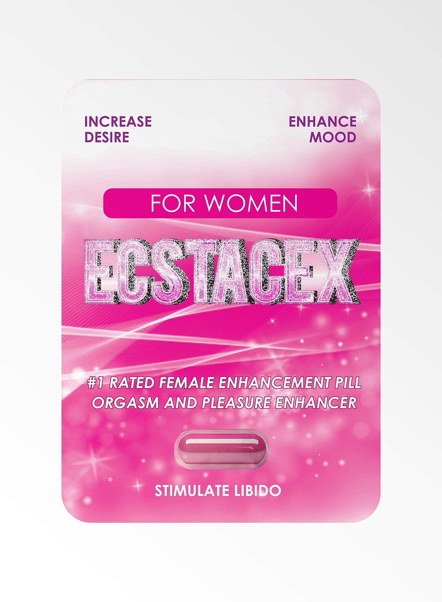 ECSTACEX for Women's Sexual Potency - Formulated with Maca, Yohimbe, and Epimedium - Helps with Libido, Excitement, Sensation, and Supports Overall Energy