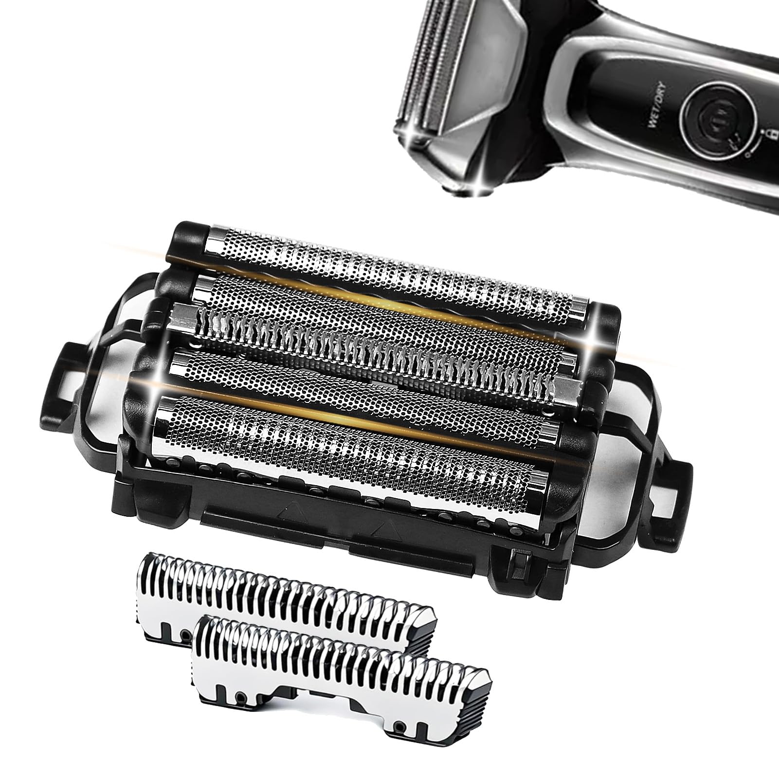 WES9032P Outer Foil & Inner Blade Set for Electric Shaver Arc 5 ES-LV61 ES-LV65 ES-LV67, ES-LV81 ES-LV95 ES-LV97 Models…5-Blade Shaver Head for Wet/Dry Useies.