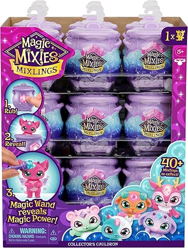 Magic Mixies Mixlings Mystery Collectors Caldero - Caja sellada de 18 unidades