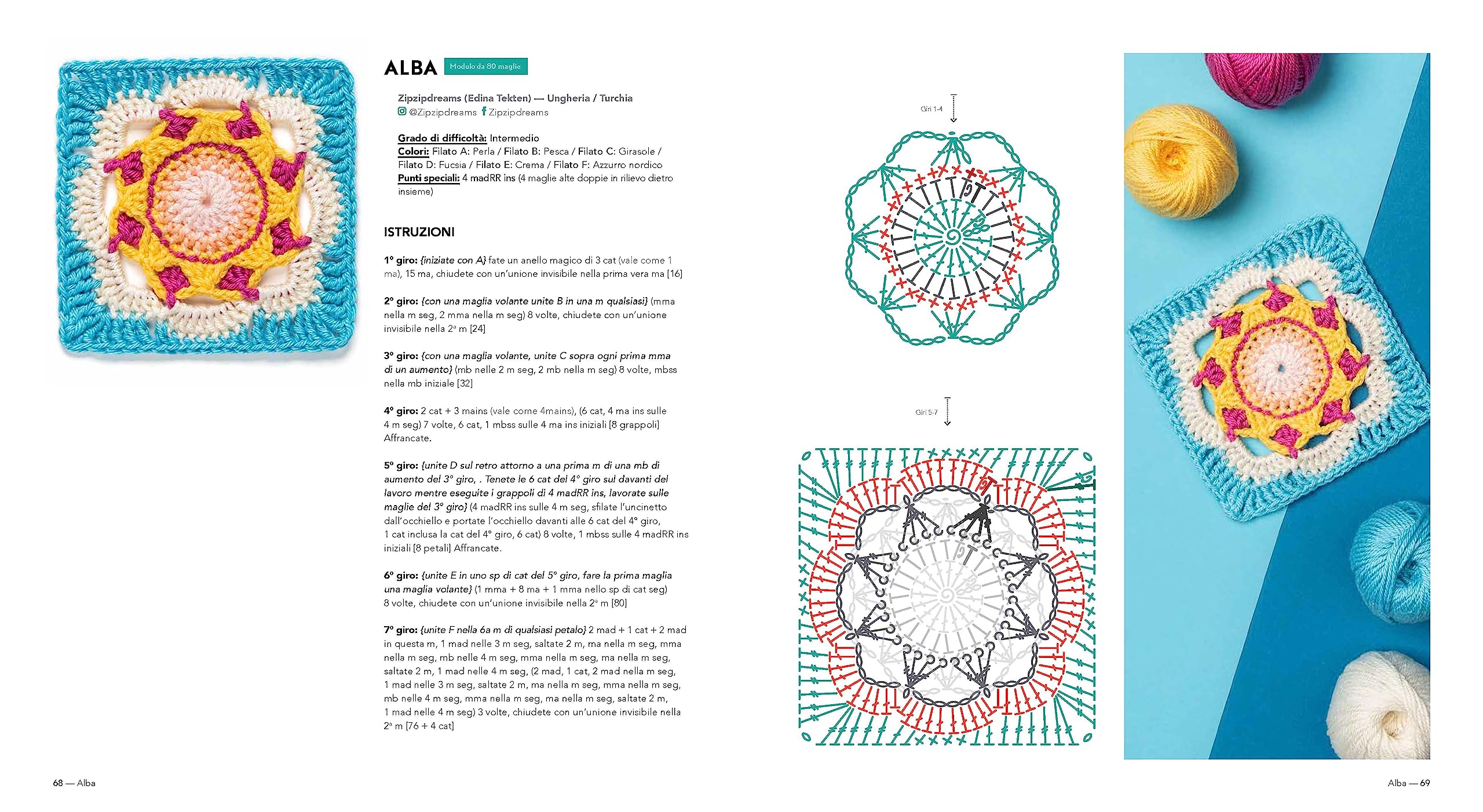 Moduli granny square. 100 motivi all'uncinetto da combinare tra loro