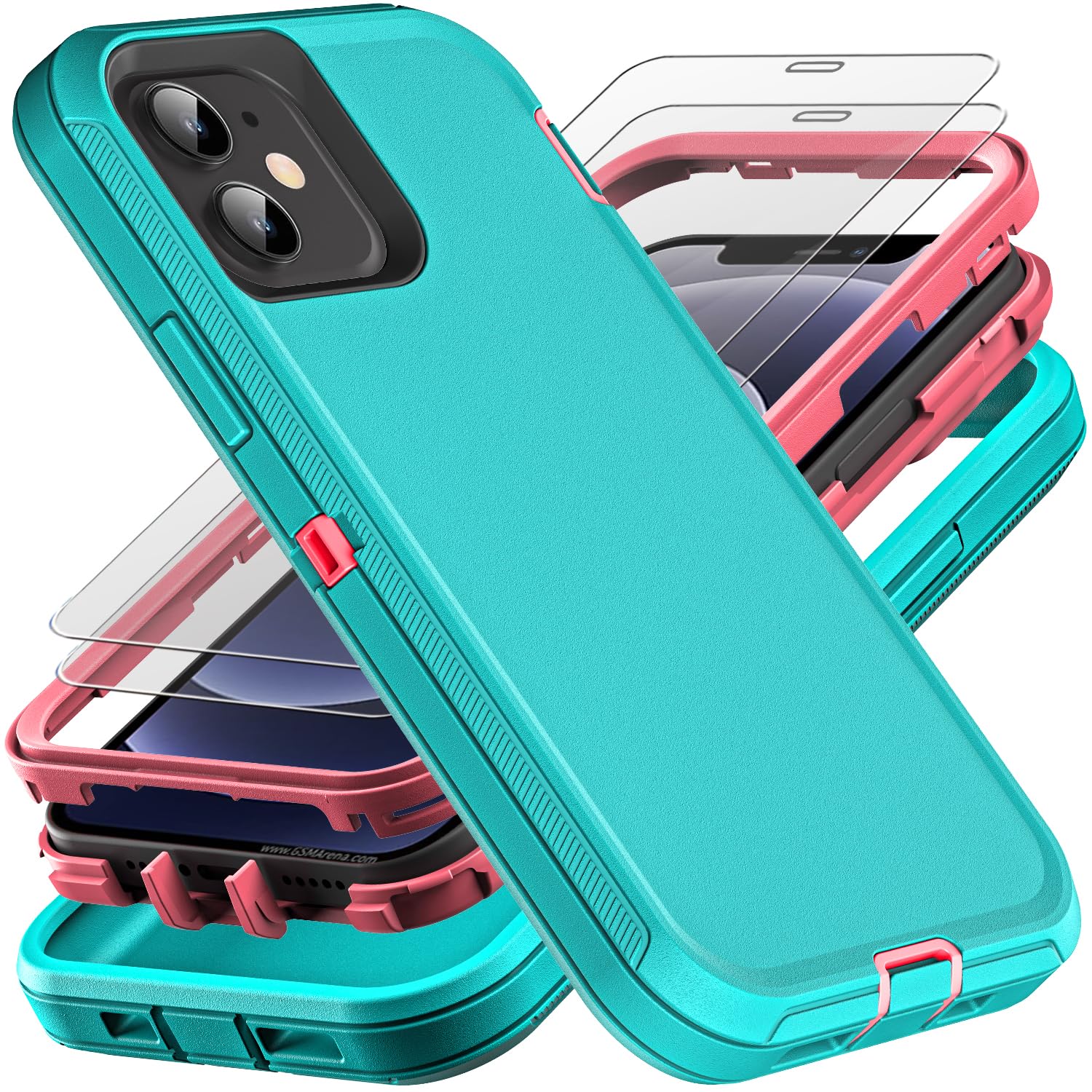 For IPhone 12/12 Pro Case, Military Grade 3 In 1 Cote DIvoire