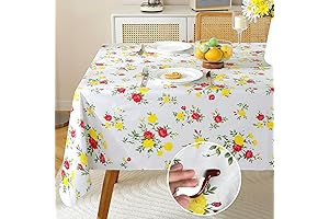 Vinyl Tablecloth with Flannel Backing 52" x 70" Rectangle
