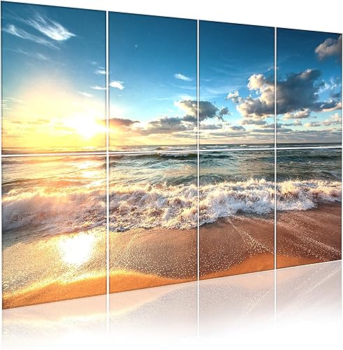 Evenreach 8paneles acústicos y artísticos, paneles insonorizantes y decorativos para pared, 48 x 32pulgadas, absorben el sonido, tratamiento