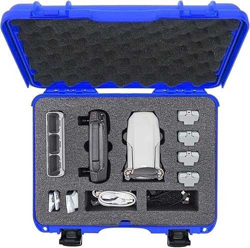 Miniatura 5 de Nanuk 910 Estuche rígido impermeable con inserto de espuma para DJI Mini SE Fly More Kit - Azul