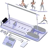 Vista 1 de Tablero de Pilates - Tablero Reformer de Pilates, Máquina Reformer de Pilates Portátil Multipropósito, Kit de Pilates para Casa para Entrenamiento