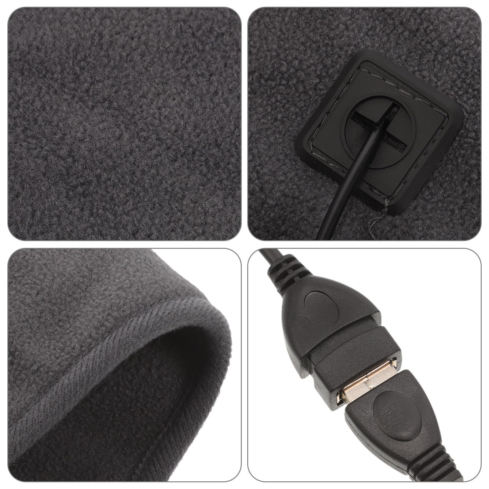Tapis Chauffant USB pour Chat et Chien, Coussin Autochauffant en Polyester