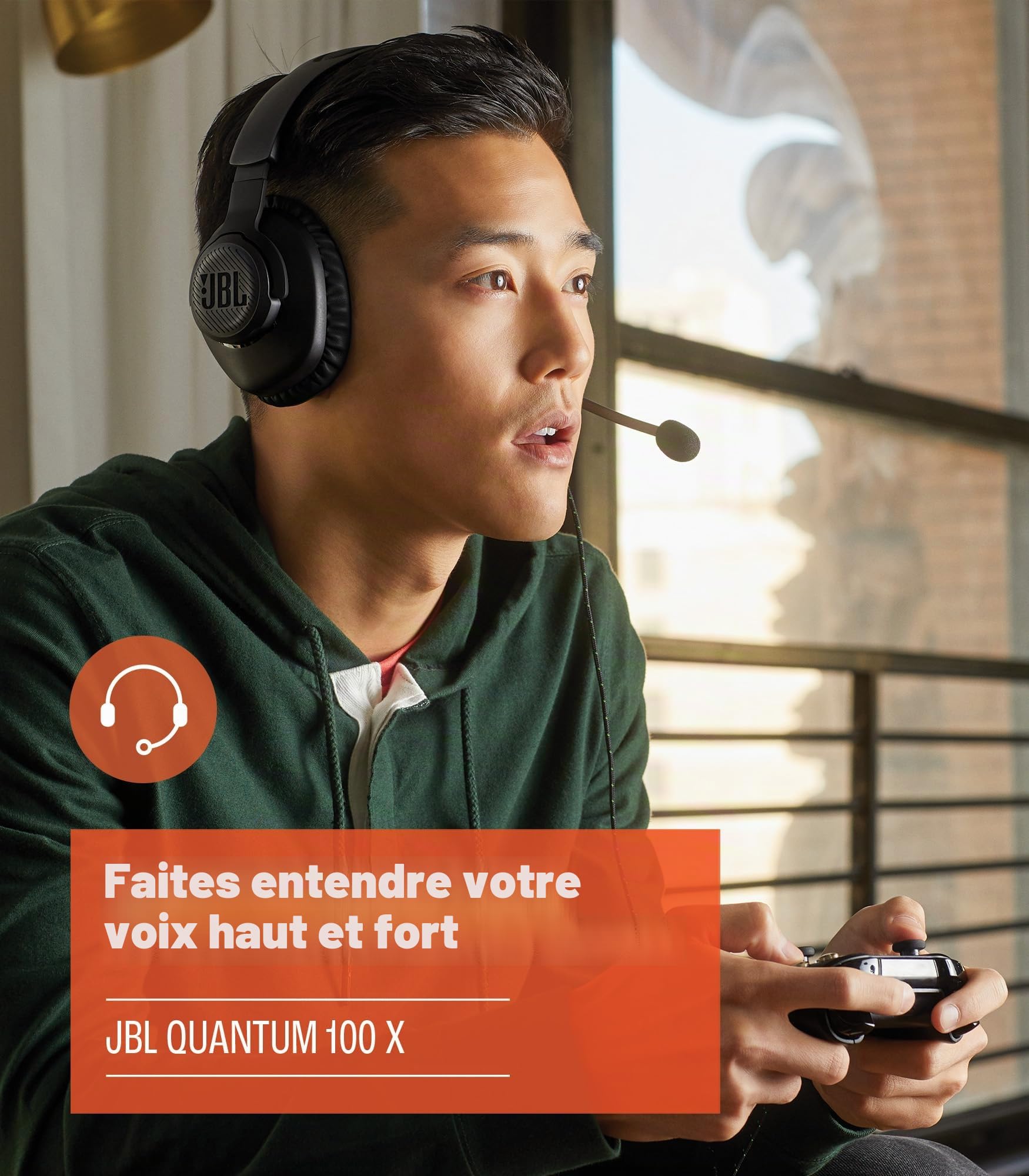 JBL Quantum 100X Console Casque de Jeu pour Xbox (Noir)