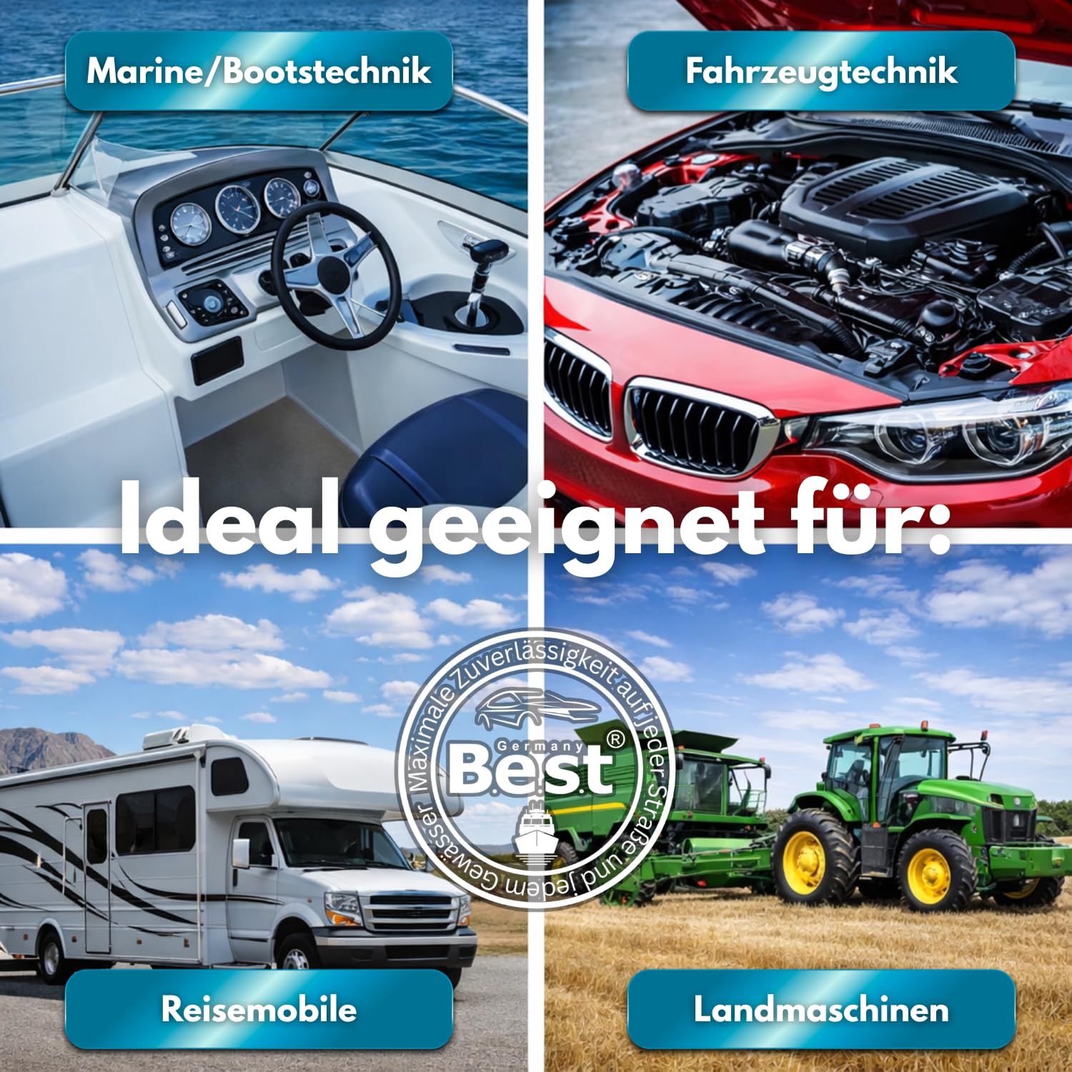 Fahrzeugleitung 6,00mm² 2x20m Rot/Schwarz FLRY-B Set 100% Vollkupfer – Fahrzeugleitung als Ring – Auto Stromkabel bis 60V – Flexible Litze für PKW, LKW, Motorrad, Wohnmobil, Auto HiFi, Bordelektrik