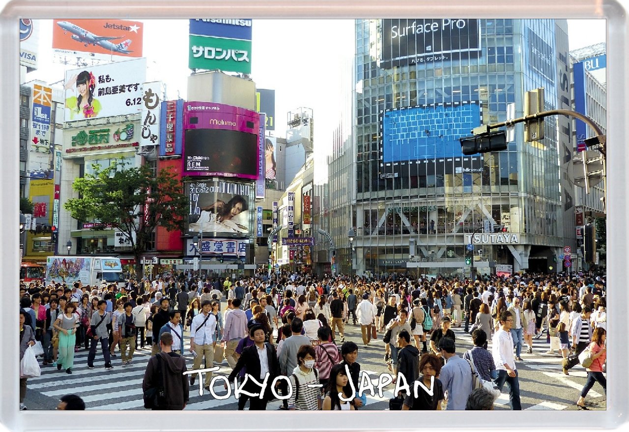 Tokyo - Japan - Novelty Jumbo Fridge Magnet