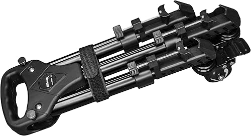 Miniatura 3 de Ultimaxx Trípode profesional resistente con ruedas ajustables para todas las cámaras y videocámaras