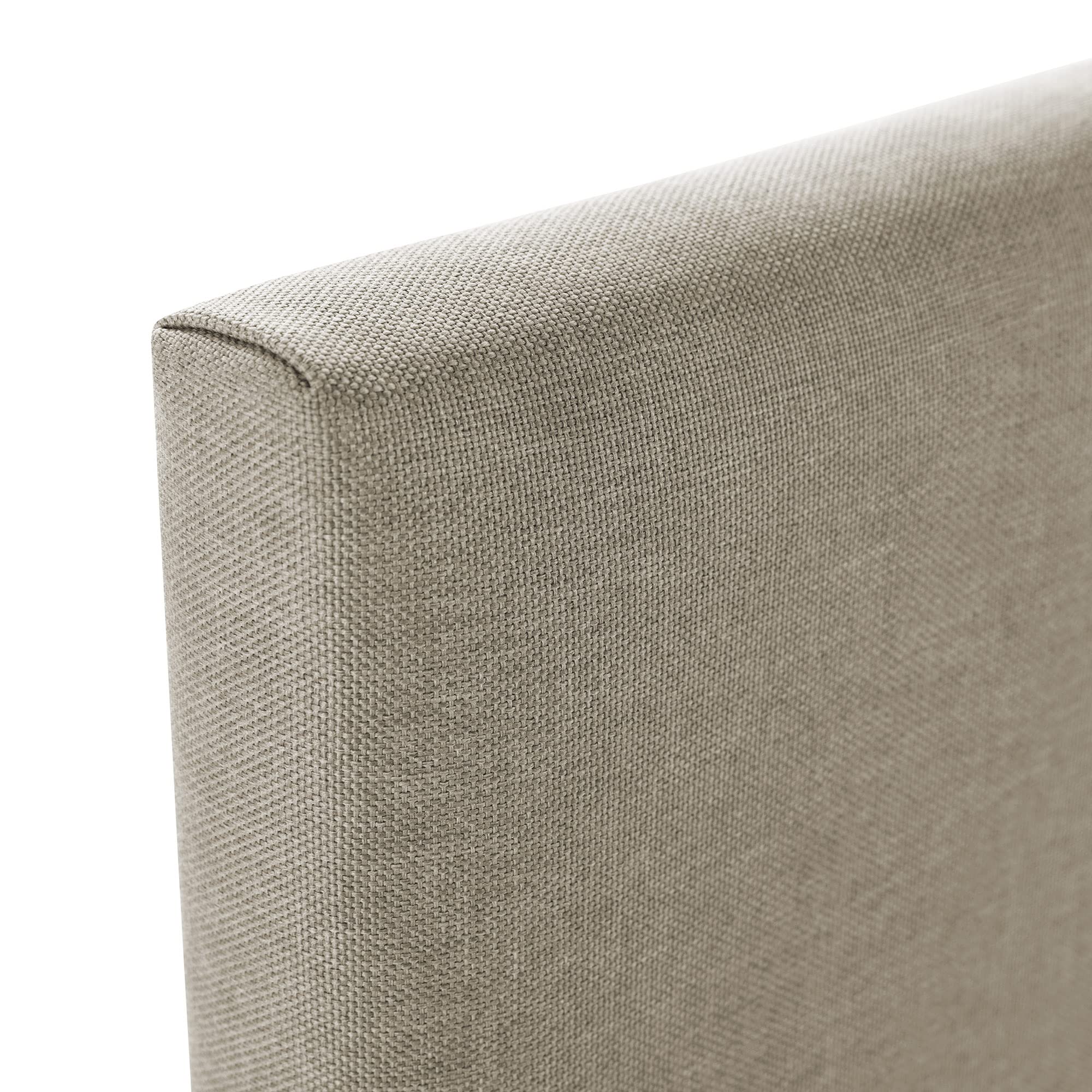 HOMN LIVING Cabecero Aura tapizado en Tela Beige 150x60 cm, Incluye Herrajes y Tornillería