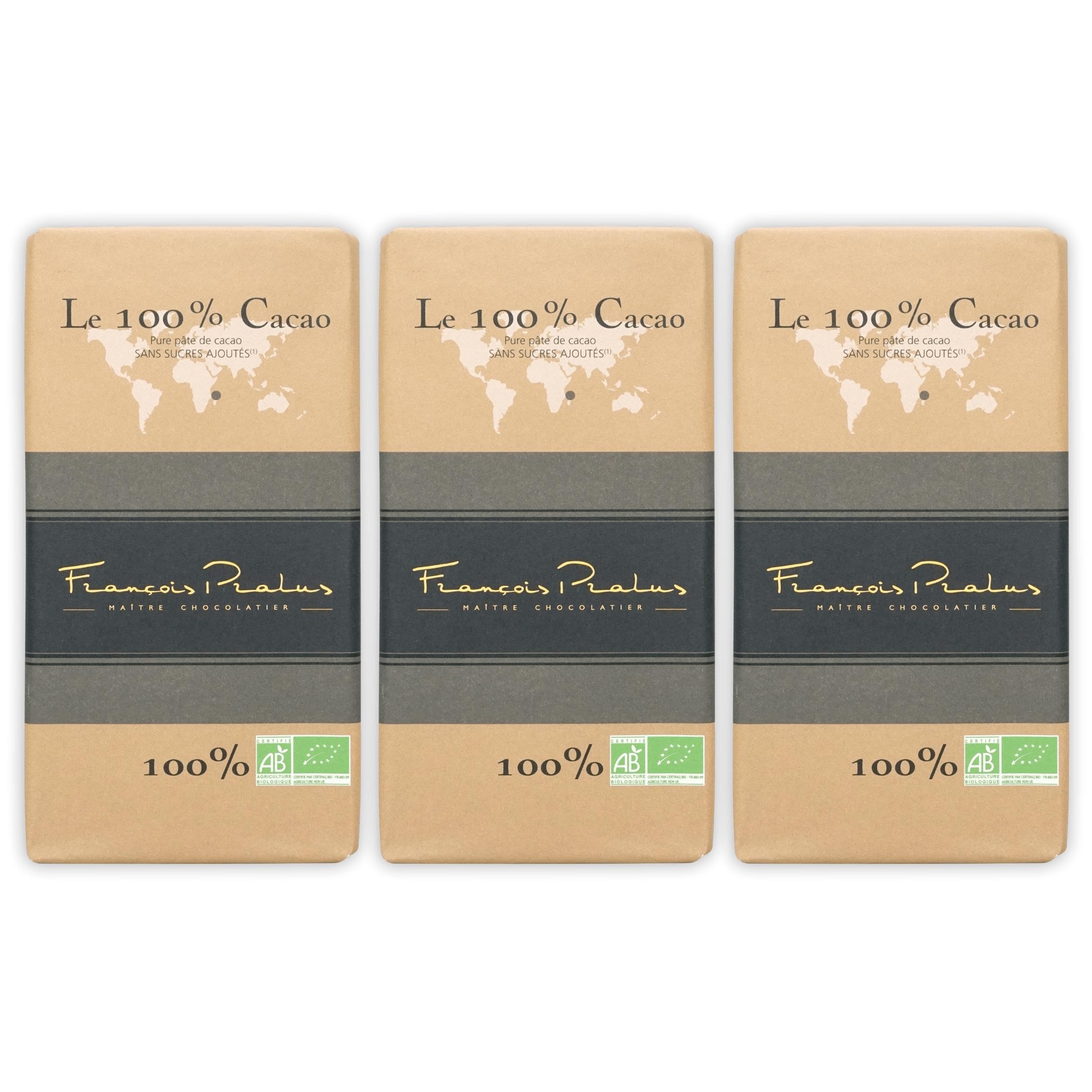 Le 100% Chocolate Bar - 3 pack