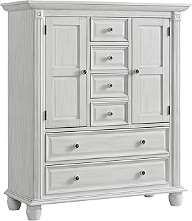 Oxford Baby London Lane 6-Drawer Chifferobe/Amoire, Vintage White