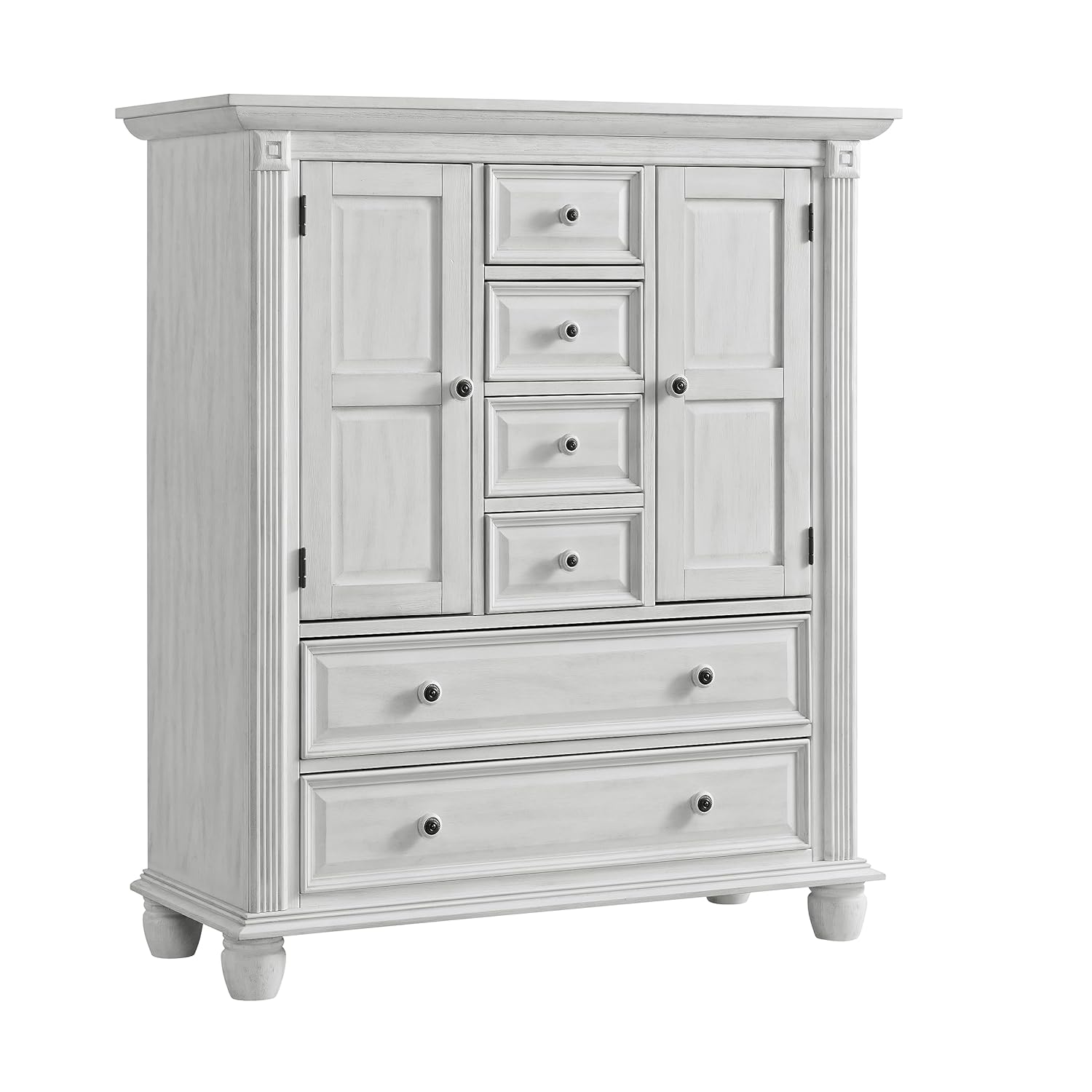 Oxford Baby London Lane 6-Drawer Chifferobe/Amoire, Vintage White